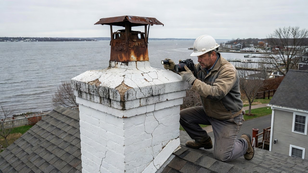 Chimney Cap & Crown Repair in Norwalk, CT
