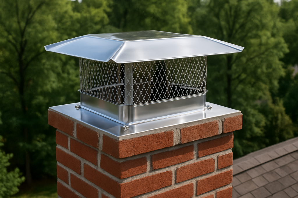 Caps, Crowns & Chase Covers — American Chimney Company at work